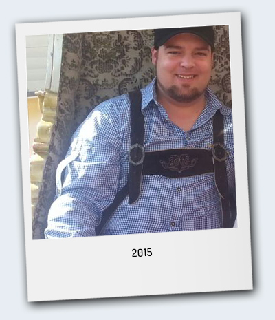 Tobias Hubner mit 120kg Gewicht